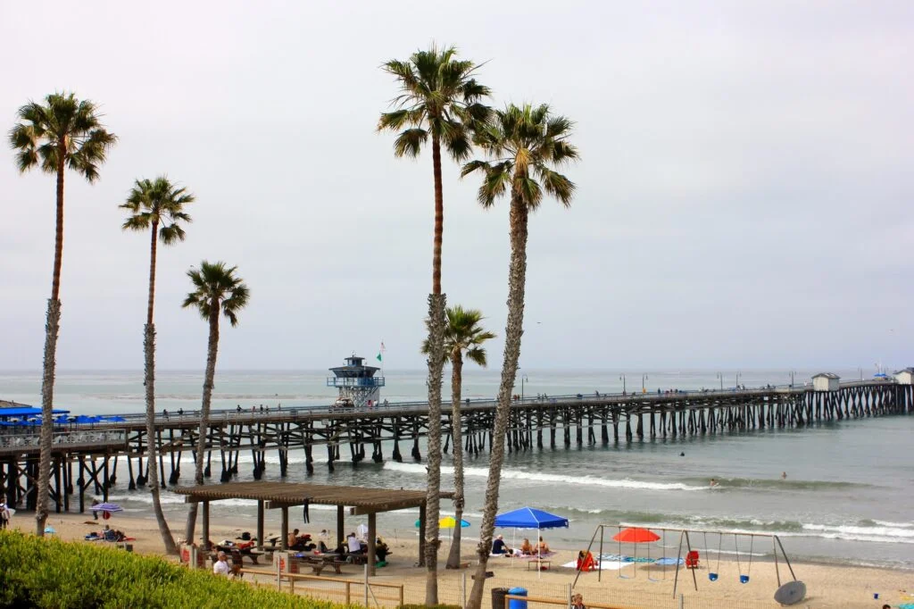 Beach view in San Clemente